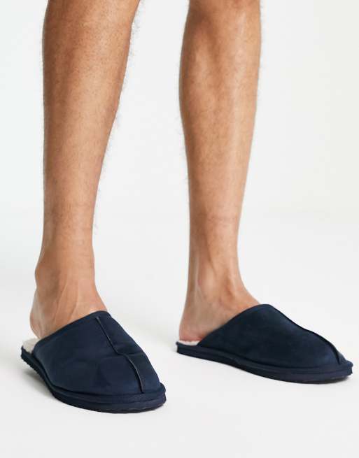 Jack & Jones – Marinblå tofflor