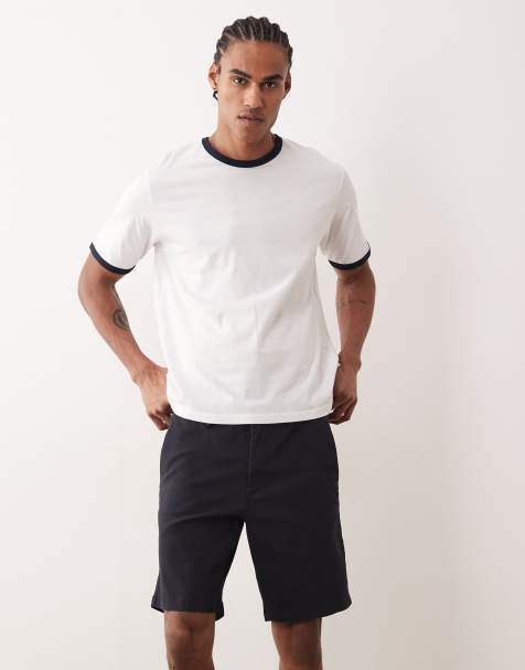Jack & Jones - Marineblå chinoshorts i regular fit - view 1