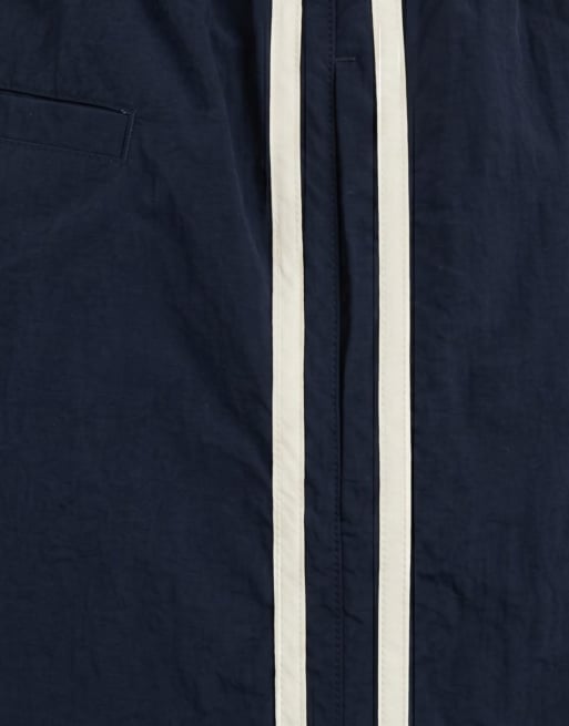 Jack & Jones - Marineblå sportsshorts i nylon, 9 af 9