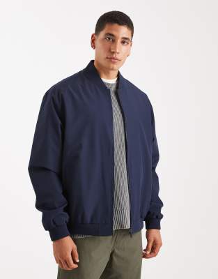 Marineblaue Bomberjacke Marineblau M