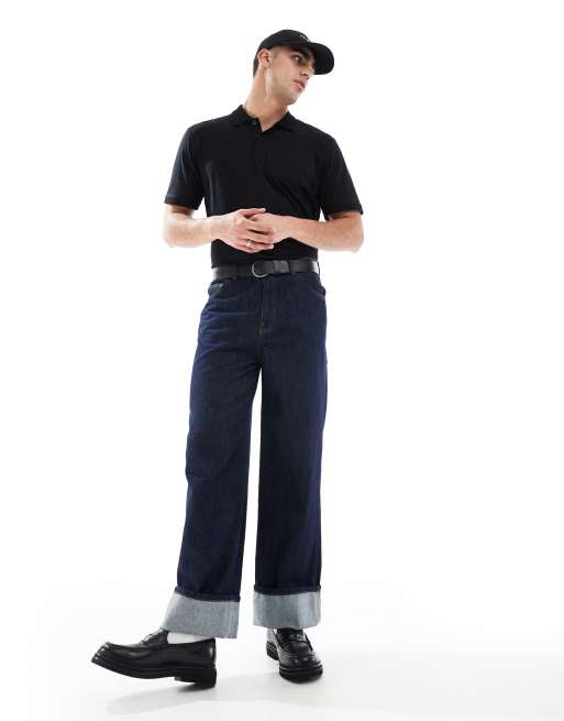 Jack & Jones – Mercerised – Svart pikétröja, 2 av 4