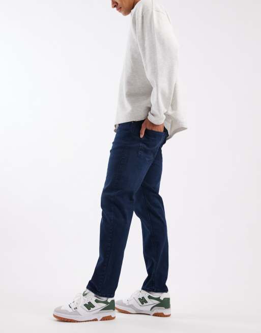 Jack & Jones – Mike – Ciemnoniebieskie jeansy ze zwężanymi nogawkami, 2 z 5