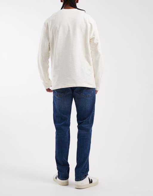 Jack & Jones – Mike – Ciemnoniebieskie jeansy ze zwężanymi nogawkami, 2 z 5