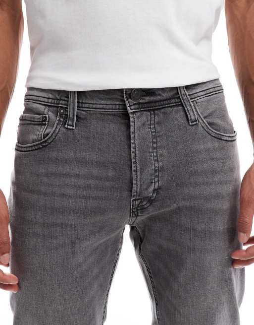 Jack & Jones - Mike - Grå jeans med tapered ben, 4 af 5
