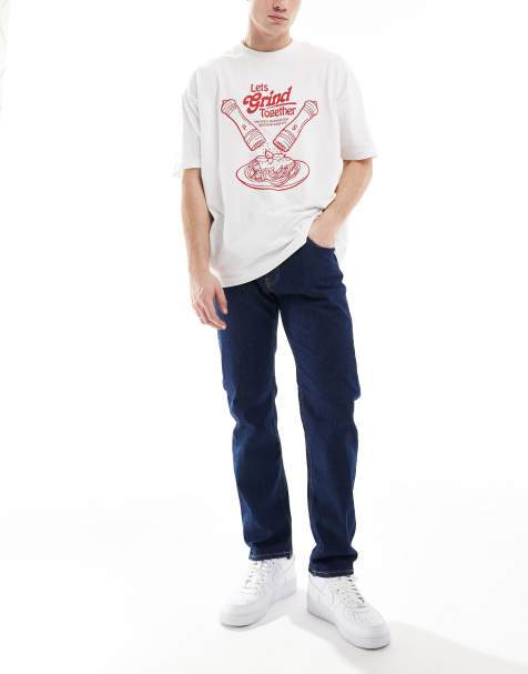 Jack & Jones - Mike - Jean fuselé - Indigo brut délavé - view 1