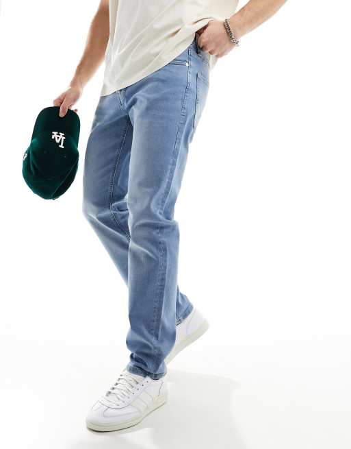 Jack & Jones - Mike - Jeans affusolati azzurri, 4 di 5