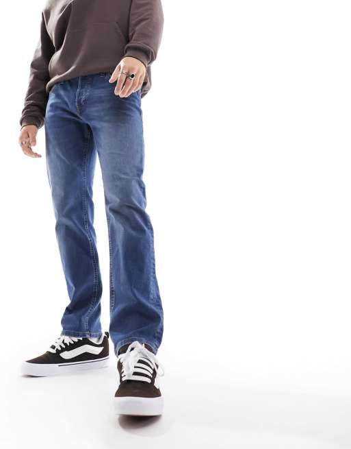 Jack & Jones - Mike - Mellemblå jeans med tapered ben