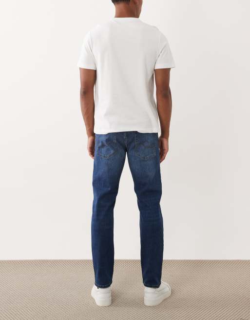 Jack & Jones – Mike – Niebieskie jeansy ze zwężanymi nogawkami, 2 z 5