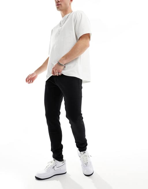 Jack & Jones mike tapered jeans in black