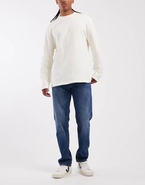 Jack & Jones Mike tapered jeans in dark blue - view 1