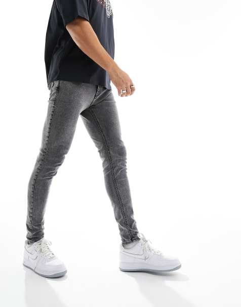 Jack & Jones mike tapered jeans in gray - view 1