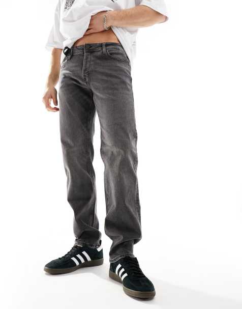 Jack & Jones Mike tapered jeans in grey - view 1