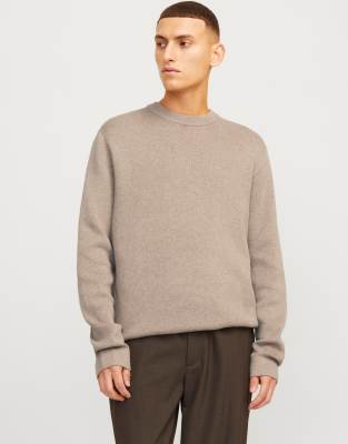 Jack & Jones - Milano - Pull à surpiqûres - Gris - view 1