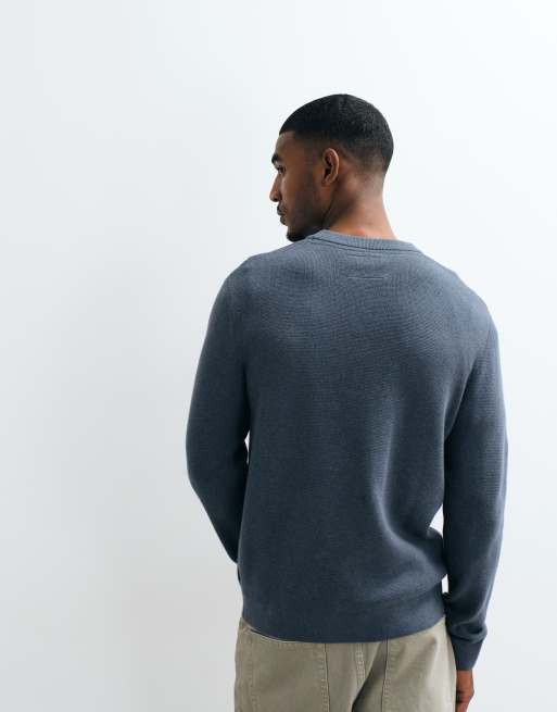 Jack & Jones Milano Stitch premium sweater in gray, 4 of 5