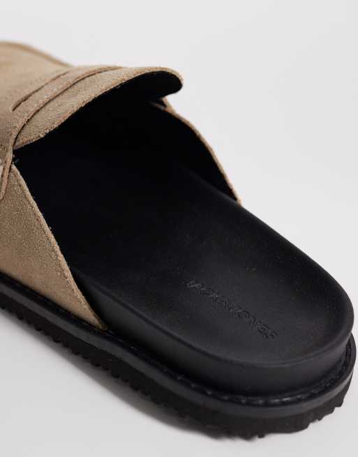 Jack & Jones - Mocassini in camoscio beige, 3 di 4