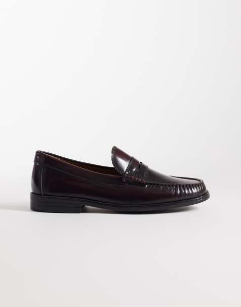 Jack & Jones - Mocassini in pelle bordeaux - view 1