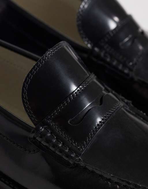 Jack & Jones - Mocassini in pelle neri, 2 di 4