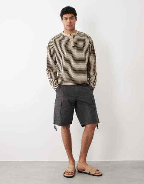 Jack & Jones – Mörkgrå cargoshorts - view 1
