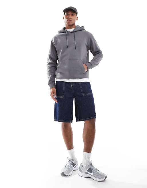 Jack & Jones – Mörkgrå huvtröja i oversize, 2 av 4