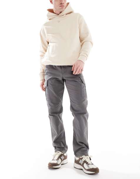 Jack & Jones – Mörkgrå, lediga cargobyxor - view 1