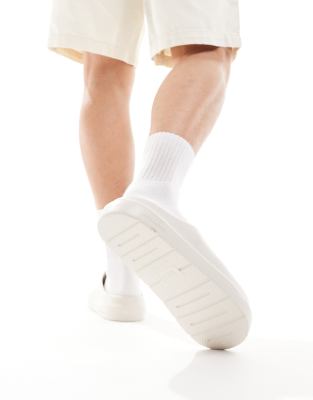 Jack & Jones moulded mule in cream