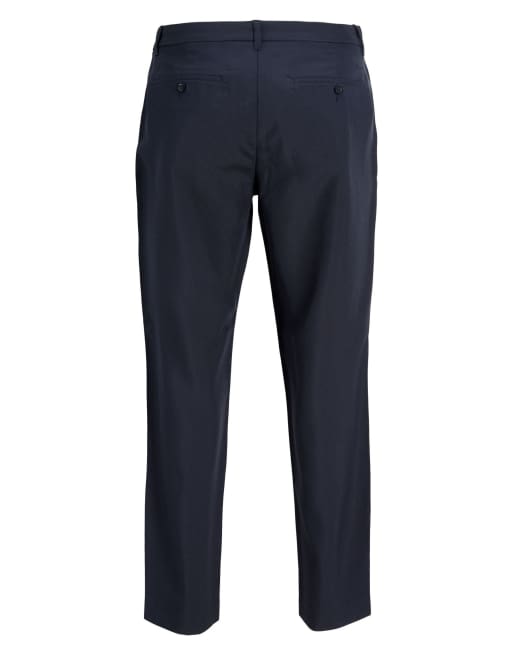 Jack & Jones - Mørk marineblå klassiske bukser, 6 af 6