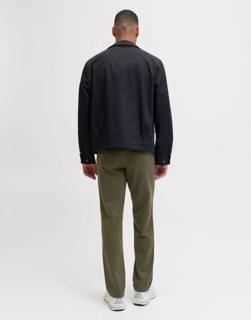 Jack & Jones - Mørk olivengrønne chinos, 2 af 7