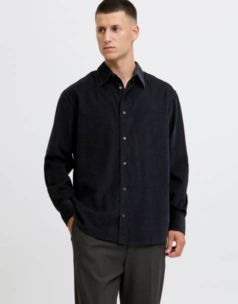 Jack & Jones - Mørkeblå casual skjorte - view 1