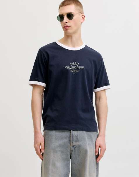 Jack & Jones - Mørkeblå kortærmet T-shirt - view 1