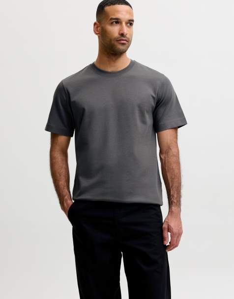 Jack & Jones - Mørkegrå T-shirt - view 1
