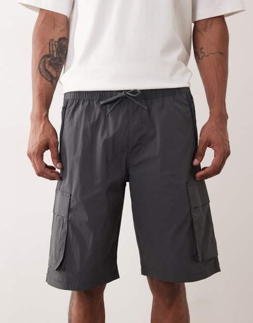 Jack & Jones - Mørkegrå tekniske cargoshorts, 4 af 5