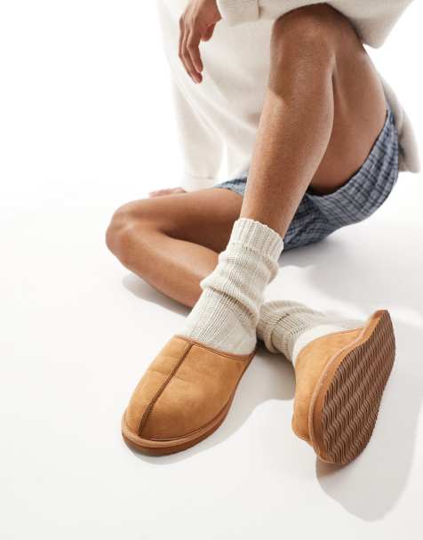 Jack & Jones - Mules imitation daim - Fauve - view 1