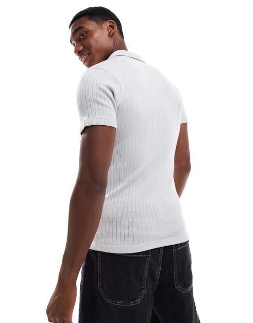 Jack & Jones - Muscle fit polo in grijs, 4 van 4