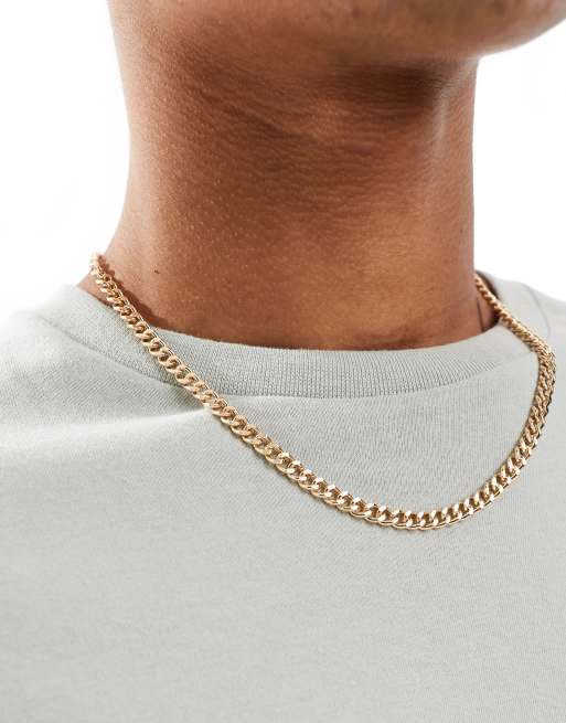 Jack & Jones – Naszyjnik łańcuszkowy w kolorze złota