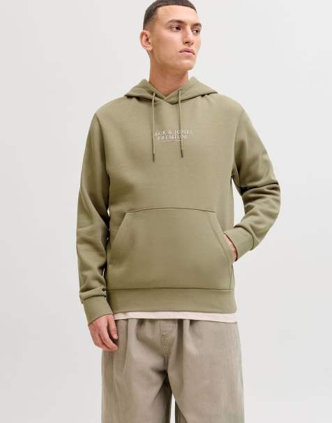 Jack & Jones - Naturfarvet hættetrøje - view 1