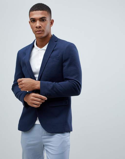 Jack and jones blue blazer sale