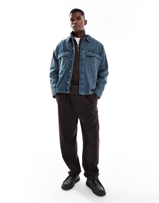 Jack & Jones – Niebieska jeansowa kurtka o pudełkowym kroju, 2 z 5
