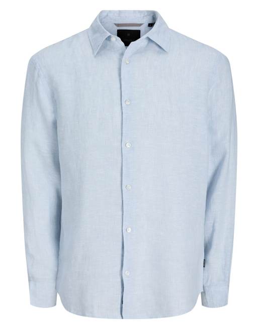 Jack & Jones – Niebieska koszula z tkaniny chambray, 7 z 7