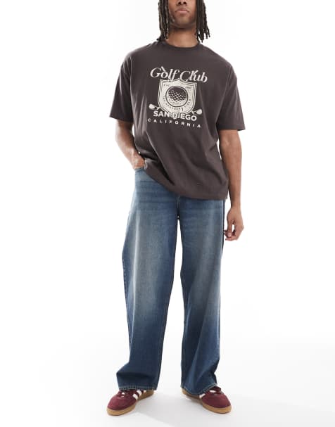 Jack & Jones – Niebieskie szerokie jeansy - view 1