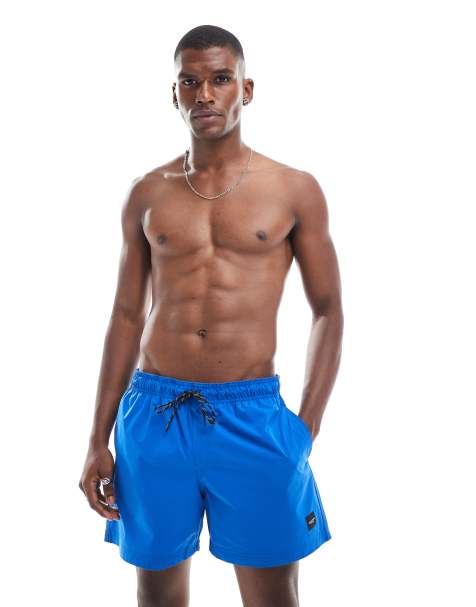 Jack & Jones swim shorts in mid blue