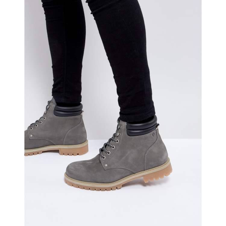 Botas De Hombre JACK AND JONES BOTN NUBUCK JACK JONES AMARILLO