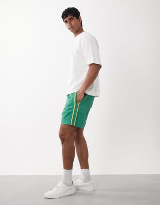 Jack & Jones Nylon Sport Shorts In White