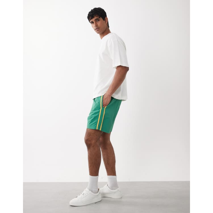 Jack & Jones nylon sport shorts in green | ASOS