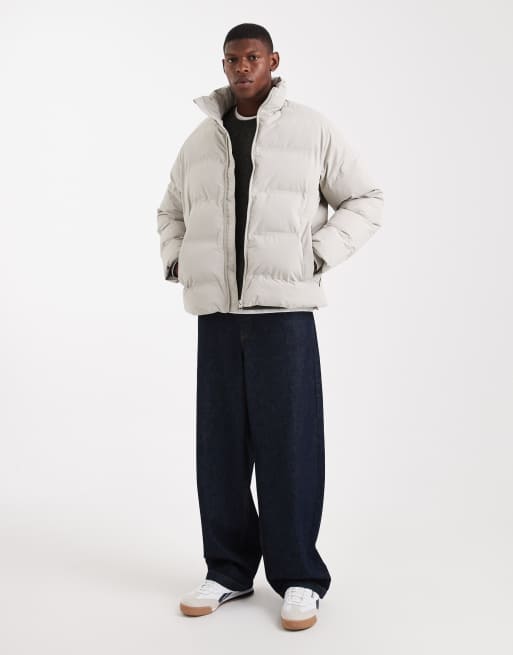 Jack & Jones – Ocieplana gruba kurtka w kolorze jasnoszarym, 2 z 5