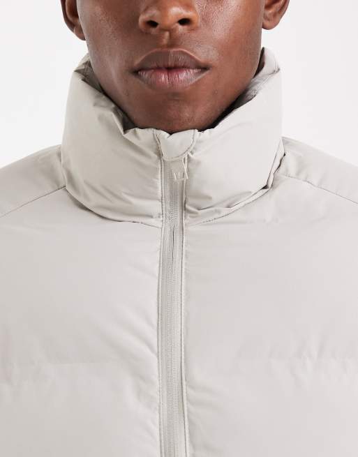Jack & Jones – Ocieplana gruba kurtka w kolorze jasnoszarym, 5 z 5