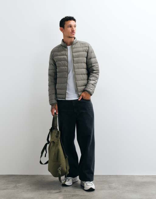 Jack & Jones ocieplana kurtka puffer w beżu, 4 z 5