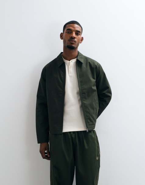 Jack & Jones ocieplana kurtka typu worker w ciemnej zieleni - view 1