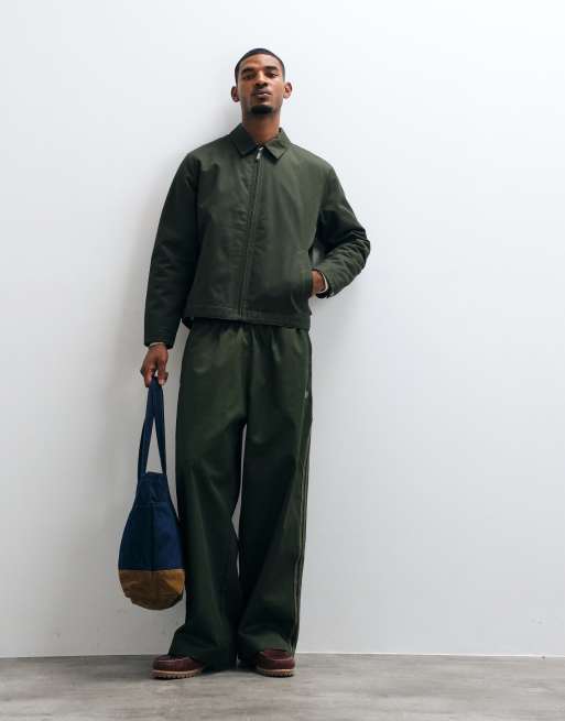 Jack & Jones ocieplana kurtka typu worker w ciemnej zieleni, 2 z 5