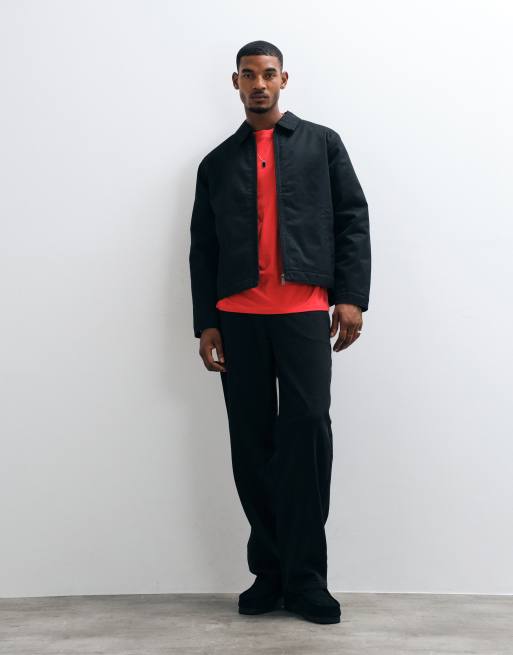 Jack & Jones ocieplana kurtka typu worker w czerni, 3 z 5