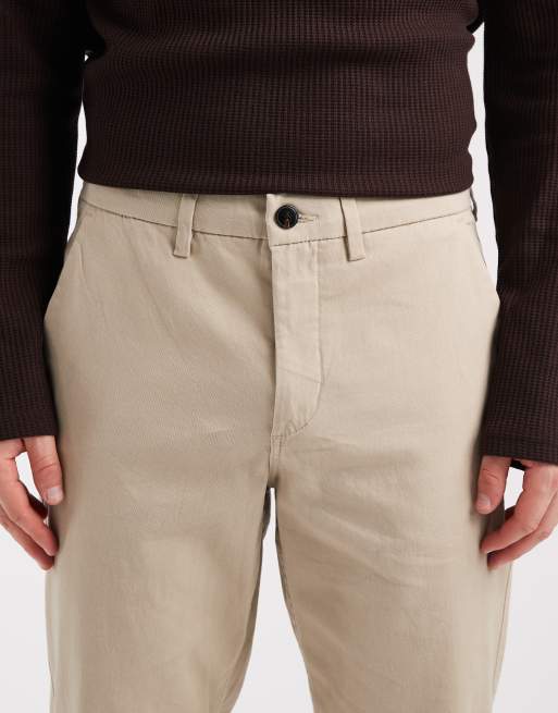 Jack & Jones – Ollie – Beżowe chinosy o regularnym kroju, 5 z 5